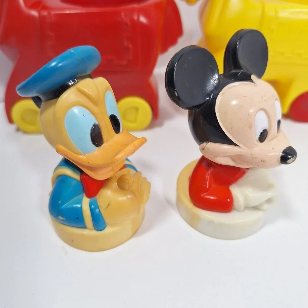 Illco Disney Mickey Donald Rolling Horse For Castle Playset Vintage - Picture 8 of 14